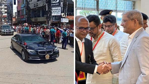 প্রথমবার সিলেটে রাষ্ট্রপতি মির্জা ফখরুল, পথে পথে নেতাকর্মীদের অভ্যর্থনা
